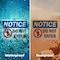 Signmission Do Not Enter OSHA Notice Sign, Plastic, 10in W x 7in L, 2PK OS-2PACK-NS-P-710-L-15437 - alternate 2
